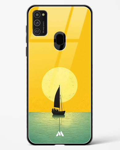 Golden Drift Glass Case Phone Cover (Samsung)