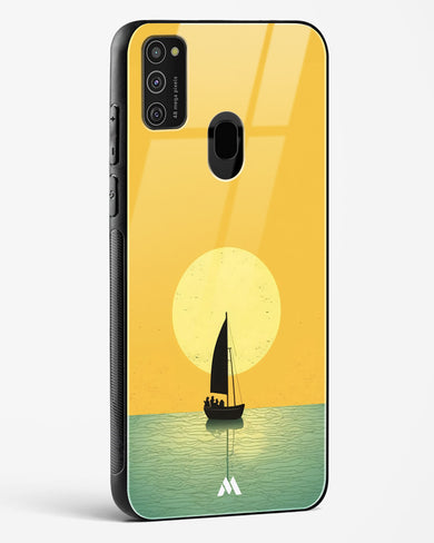 Golden Drift Glass Case Phone Cover (Samsung)