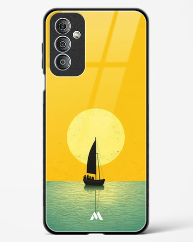Golden Drift Glass Case Phone Cover (Samsung)