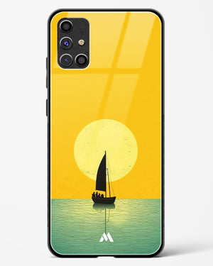 Golden Drift Glass Case Phone Cover (Samsung)
