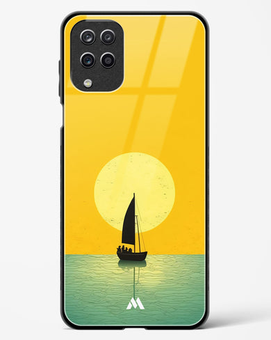Golden Drift Glass Case Phone Cover (Samsung)