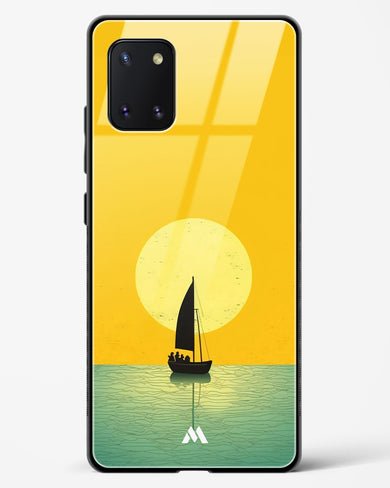 Golden Drift Glass Case Phone Cover (Samsung)
