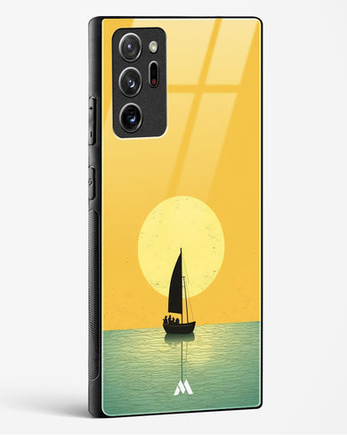 Golden Drift Glass Case Phone Cover (Samsung)