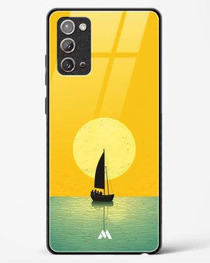 Golden Drift Glass Case Phone Cover (Samsung)