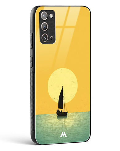 Golden Drift Glass Case Phone Cover (Samsung)