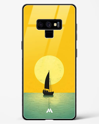 Golden Drift Glass Case Phone Cover (Samsung)