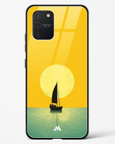 Golden Drift Glass Case Phone Cover (Samsung)