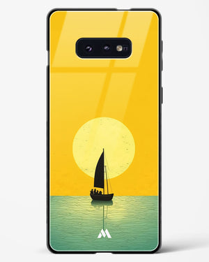 Golden Drift Glass Case Phone Cover (Samsung)