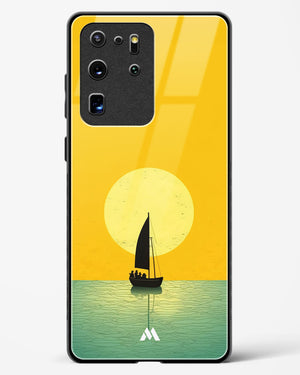 Golden Drift Glass Case Phone Cover (Samsung)