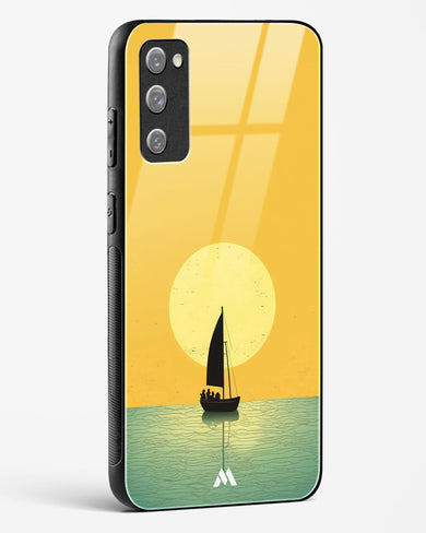 Golden Drift Glass Case Phone Cover (Samsung)