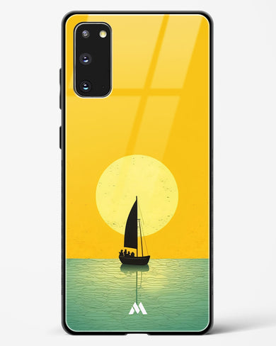 Golden Drift Glass Case Phone Cover (Samsung)