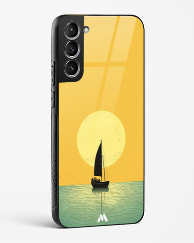 Golden Drift Glass Case Phone Cover (Samsung)