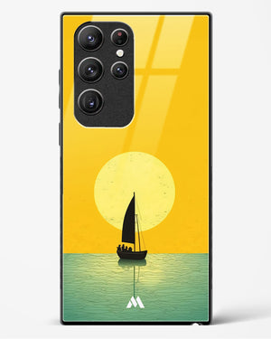 Golden Drift Glass Case Phone Cover (Samsung)