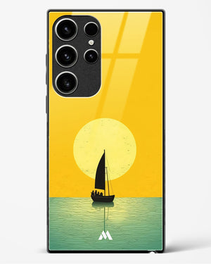 Golden Drift Glass Case Phone Cover (Samsung)