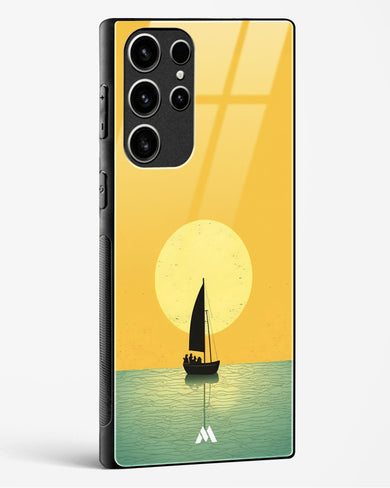 Golden Drift Glass Case Phone Cover (Samsung)