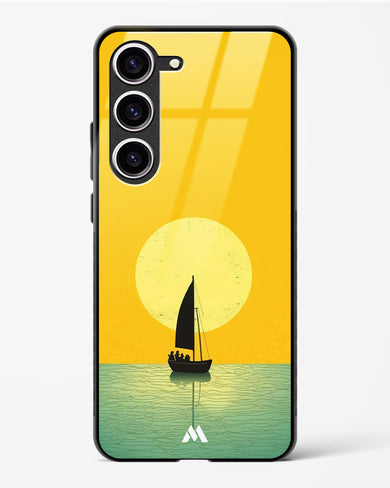 Golden Drift Glass Case Phone Cover (Samsung)