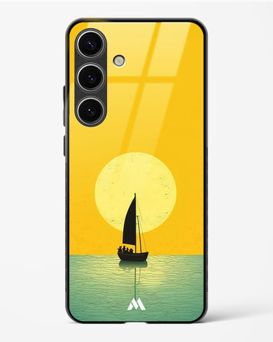 Golden Drift Glass Case Phone Cover (Samsung)