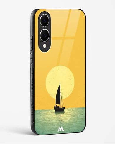 Golden Drift Glass Case Phone Cover (Samsung)