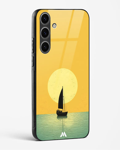 Golden Drift Glass Case Phone Cover (Samsung)