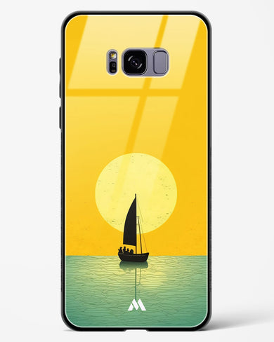 Golden Drift Glass Case Phone Cover (Samsung)