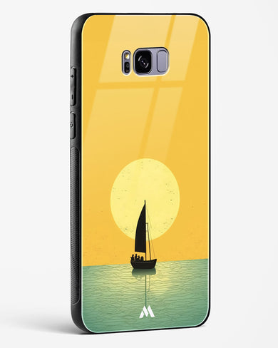 Golden Drift Glass Case Phone Cover (Samsung)
