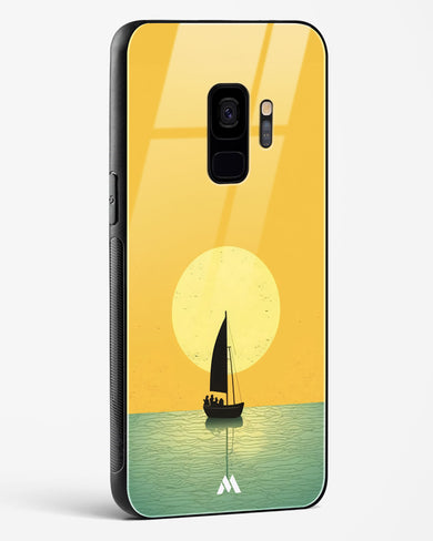 Golden Drift Glass Case Phone Cover (Samsung)