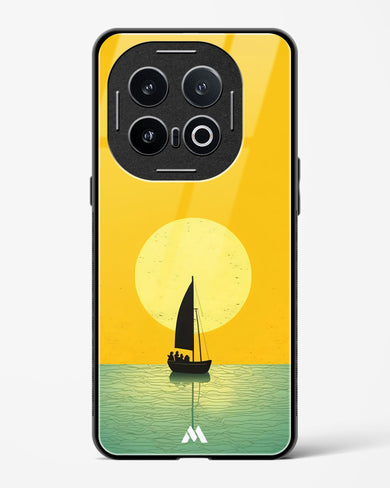 Golden Drift Glass Case Phone Cover (Vivo)