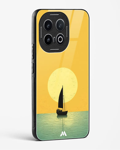 Golden Drift Glass Case Phone Cover (Vivo)