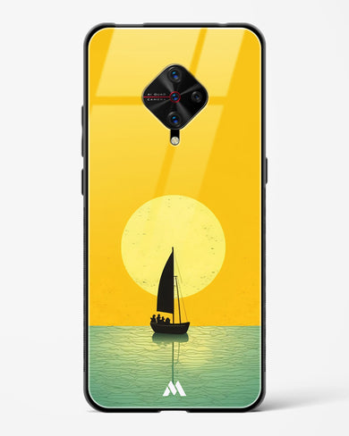 Golden Drift Glass Case Phone Cover (Vivo)