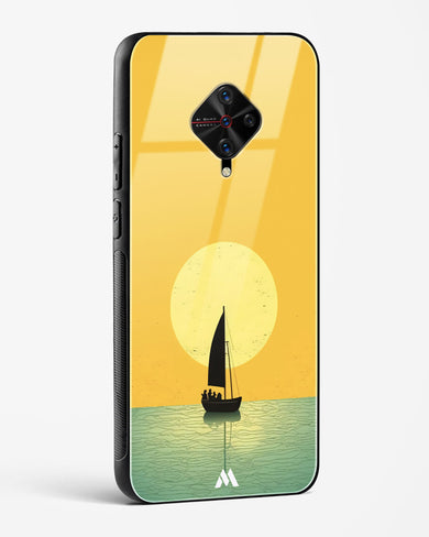 Golden Drift Glass Case Phone Cover (Vivo)