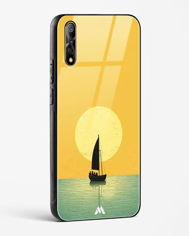 Golden Drift Glass Case Phone Cover (Vivo)