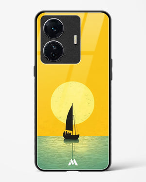 Golden Drift Glass Case Phone Cover (Vivo)