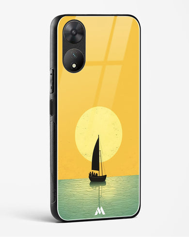 Golden Drift Glass Case Phone Cover (Vivo)