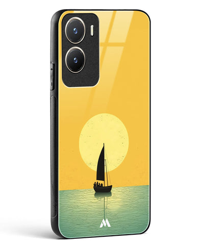 Golden Drift Glass Case Phone Cover (Vivo)