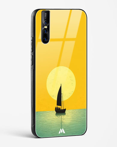 Golden Drift Glass Case Phone Cover (Vivo)