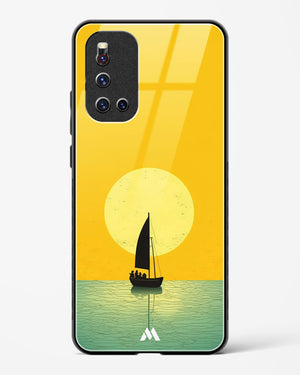 Golden Drift Glass Case Phone Cover (Vivo)