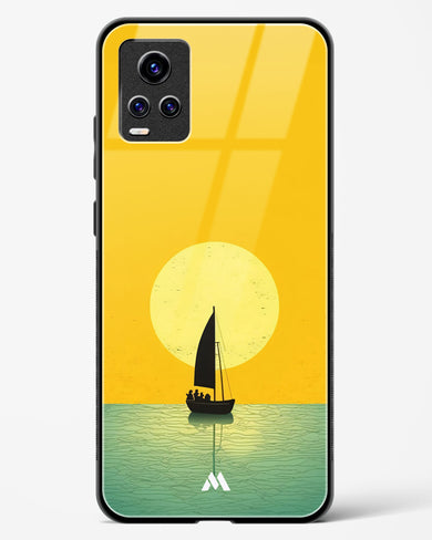 Golden Drift Glass Case Phone Cover (Vivo)
