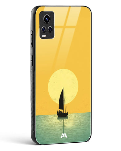 Golden Drift Glass Case Phone Cover (Vivo)