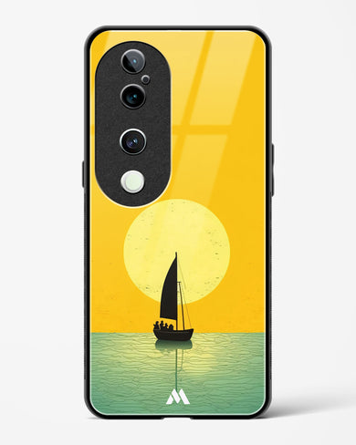 Golden Drift Glass Case Phone Cover (Vivo)
