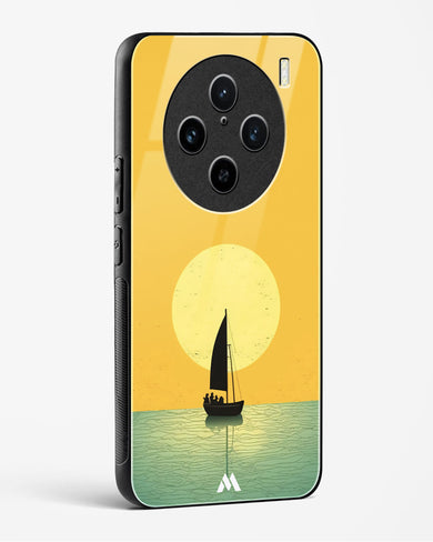 Golden Drift Glass Case Phone Cover (Vivo)