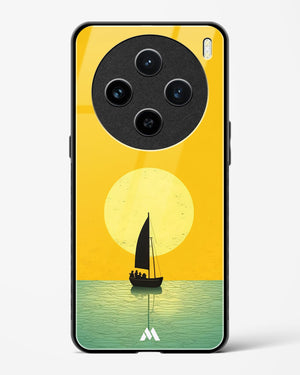 Golden Drift Glass Case Phone Cover (Vivo)