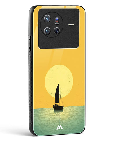 Golden Drift Glass Case Phone Cover (Vivo)