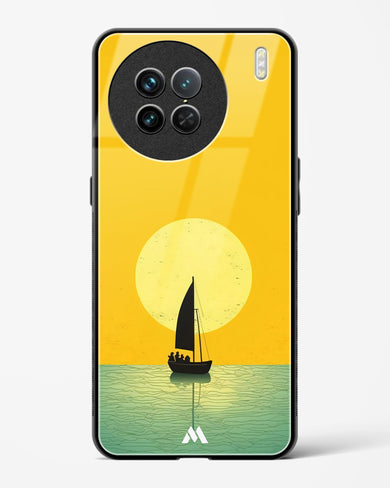 Golden Drift Glass Case Phone Cover (Vivo)