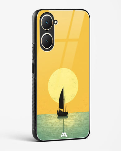 Golden Drift Glass Case Phone Cover (Vivo)