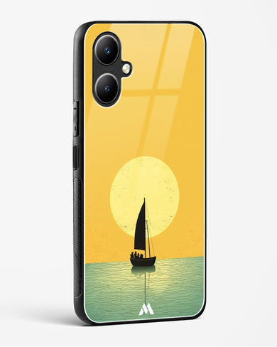 Golden Drift Glass Case Phone Cover (Vivo)