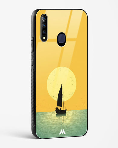 Golden Drift Glass Case Phone Cover (Vivo)