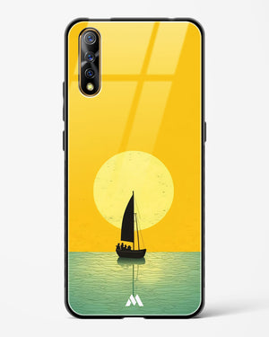 Golden Drift Glass Case Phone Cover (Vivo)