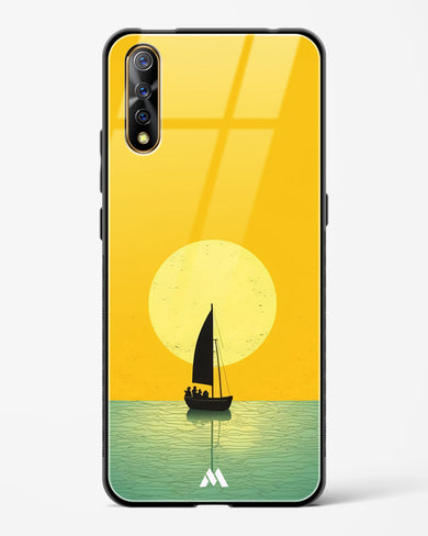 Golden Drift Glass Case Phone Cover (Vivo)