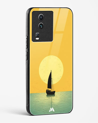 Golden Drift Glass Case Phone Cover (Vivo)