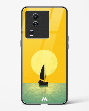 Golden Drift Glass Case Phone Cover (Vivo)